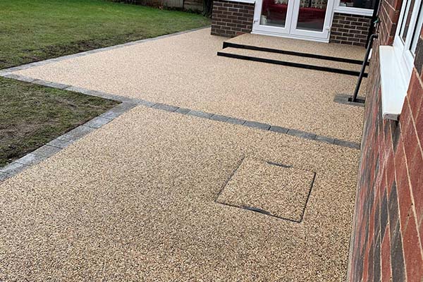 Resin bound stone patios